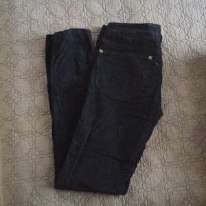 Free People Black Skinny Cords Size 28
